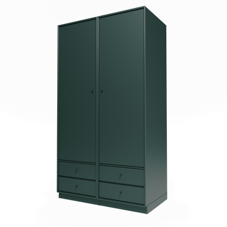 Attire IV garderobe, inkl. sokkel 7 cm fra Montana - Black Jade - Jacobsen Plus