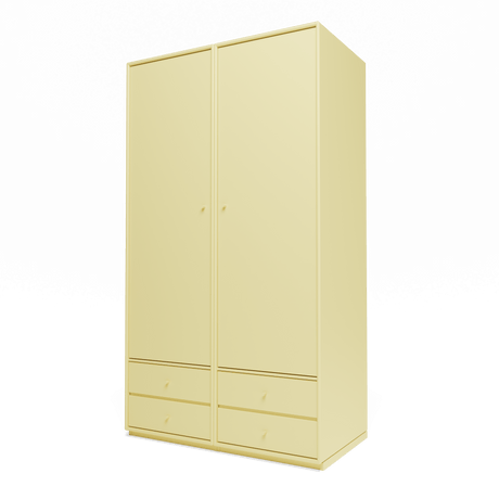 Attire IV garderobe, inkl. sokkel 3 cm fra Montana - Camomile - Jacobsen Plus