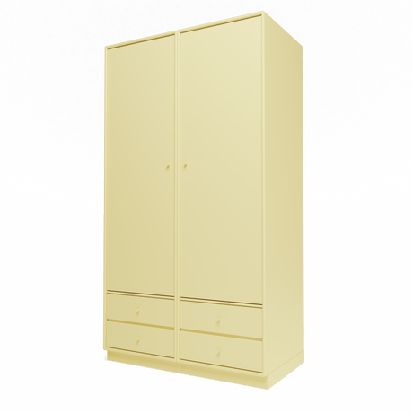 Attire IV garderobe, inkl. sokkel 7 cm fra Montana - Camomile - Jacobsen Plus