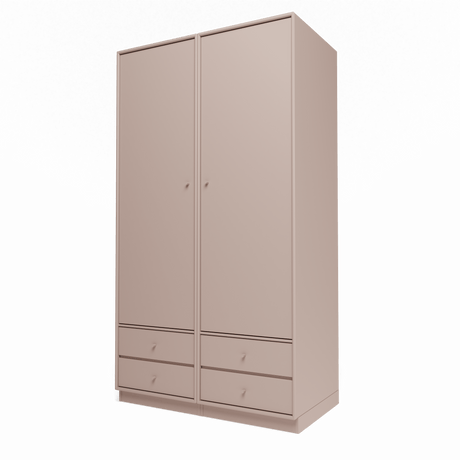 Attire IV garderobe, inkl. sokkel 7 cm fra Montana - Mushroom - Jacobsen Plus