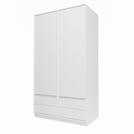 Attire IV garderobe, inkl. sokkel 7 cm fra Montana - New white - Jacobsen Plus