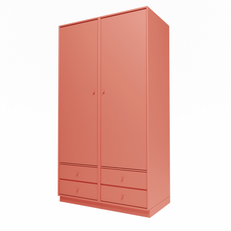 Attire IV garderobe, inkl. sokkel 7 cm fra Montana - Rhubarb - Jacobsen Plus
