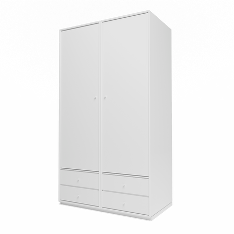 Attire IV garderobe, inkl. sokkel 3 cm fra Montana - Snow - Jacobsen Plus