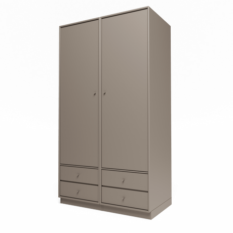 Attire IV garderobe, inkl. sokkel 7 cm fra Montana - Truffle - Jacobsen Plus
