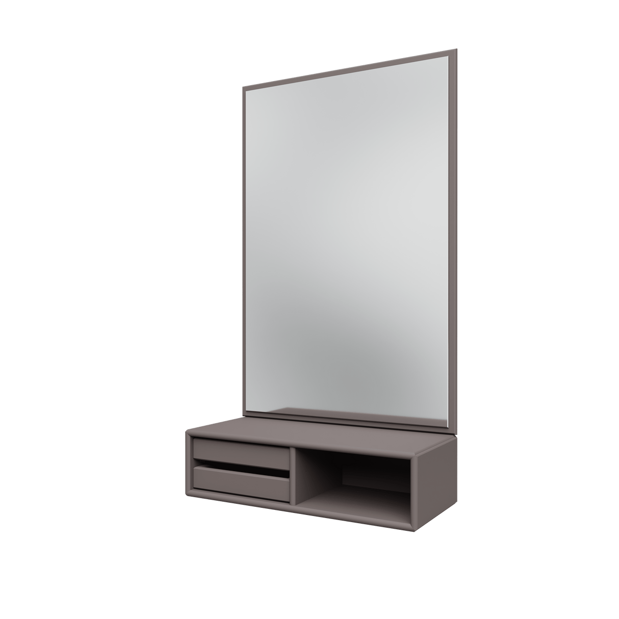 Glance spejl og modul fra Montana - Coffee - Jacobsen Plus