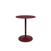 Burgundy linoleum / Black Red stel