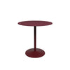 Burgundy linoleum / Black Red stel