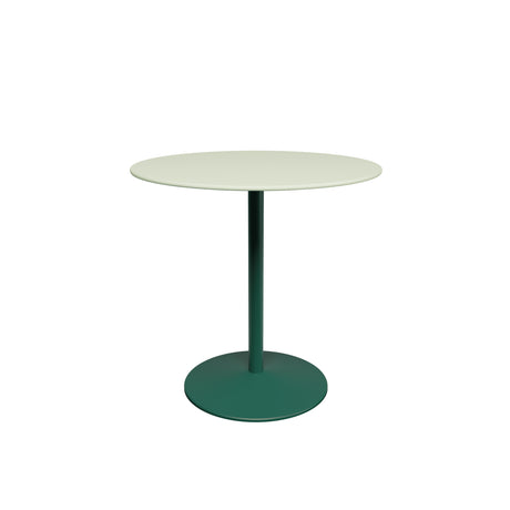 Panton Café- und Esstisch, Ø75 cm von Montana - Pistachio Linoleum / Kiefern-Gestell - Jacobsen Plus