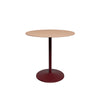 Walnut linoleum / Black Red stel