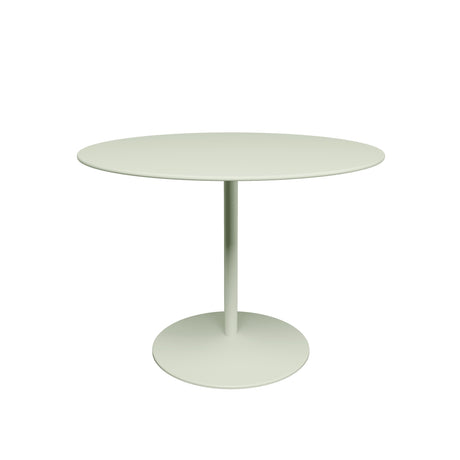 Panton Café- und Esstisch, Ø100 cm von Montana - Pistazien-Linoleum / Pomelo-Gestell - Jacobsen Plus