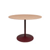 Walnut linoleum / Black Red stel