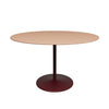 Walnut linoleum / Black Red stel
