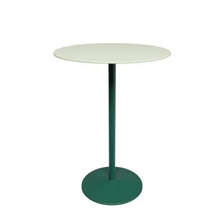 Panton Bartisch, Ø75 cm von Montana - Pistazien Linoleum / Kieferngestell - Jacobsen Plus