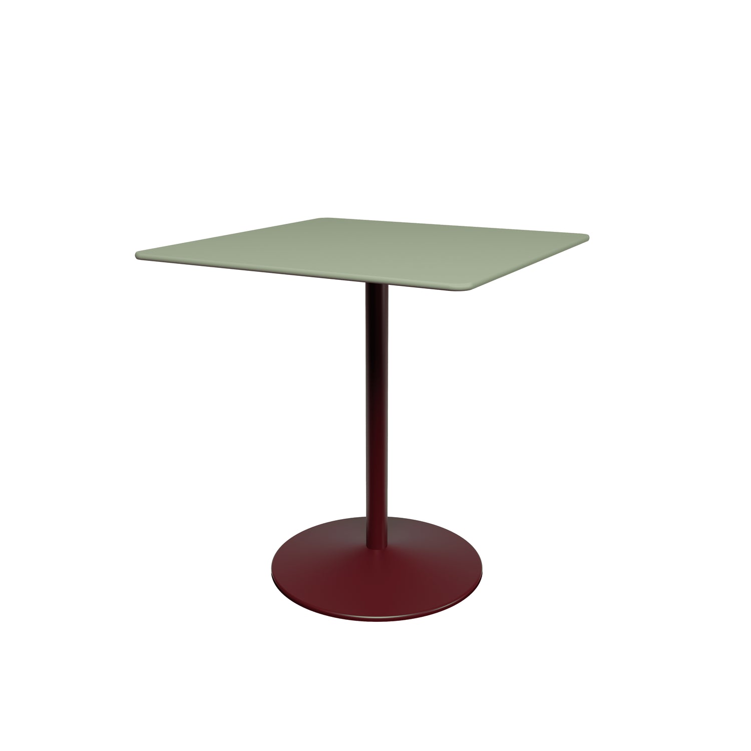 Panton café- og spisebord, 70x70 cm fra Montana