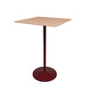 Walnut linoleum / Black Red stel