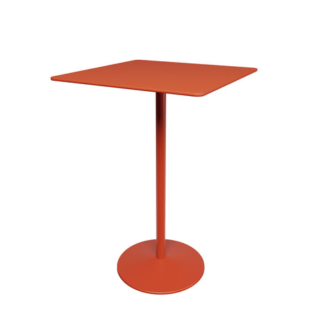 Panton Bartisch, 70x70 cm von Montana - Rosso Namib Nanolaminat / Hokkaido Gestell - Jacobsen Plus