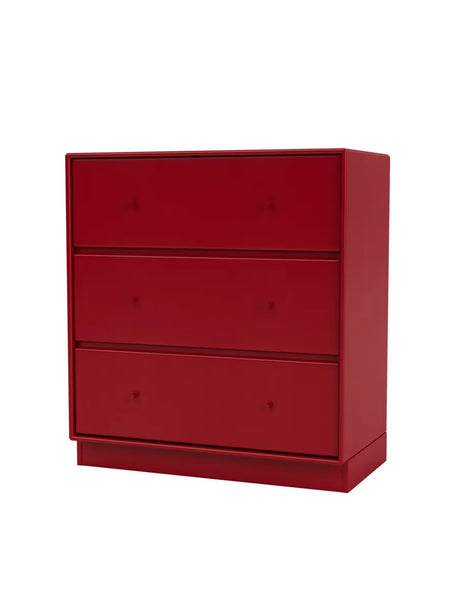 Carry Kommode inkl. sokkel fra Montana - Beetroot / Sokkel 7 cm - Jacobsen Plus