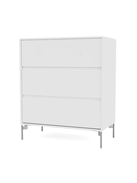 Carry Kommode inkl. ben fra Montana - New white / Krom - Jacobsen Plus