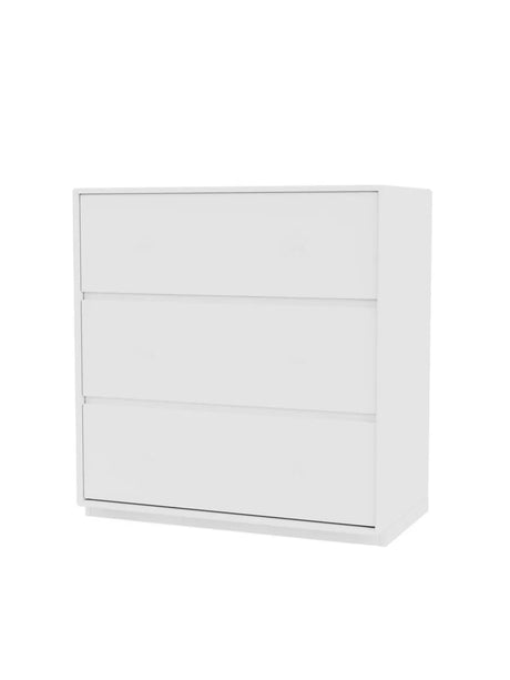 Carry Kommode inkl. sokkel fra Montana - New white / Sokkel 3 cm - Jacobsen Plus