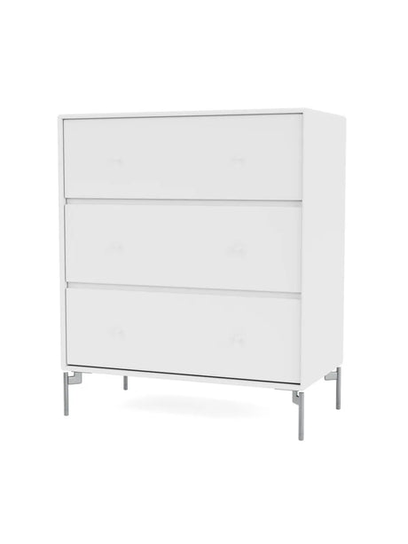 Carry Kommode inkl. ben fra Montana - Snow / Krom - Jacobsen Plus