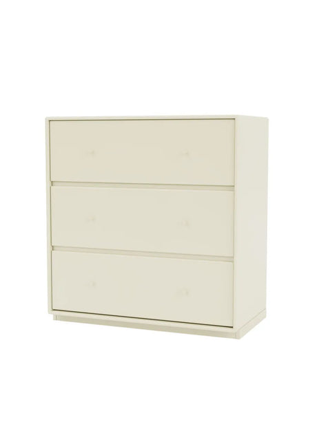 Carry Kommode inkl. sokkel fra Montana - Vanilla / Sokkel 3 cm - Jacobsen Plus