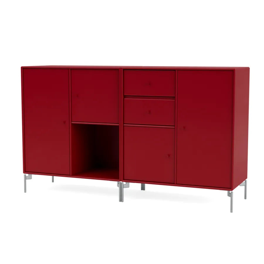 Couple inkl. ben fra Montana - Beetroot / Krom - Jacobsen Plus