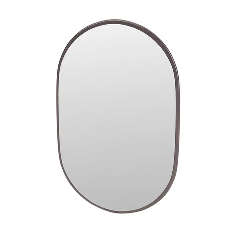 Colour Frame spejl ovalt - Look (SP812R), H 69,6 x B 46,8 cm fra Montana - Coffee - Jacobsen Plus