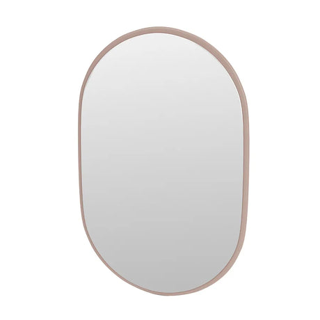 Colour Frame spejl ovalt - Look (SP812R), H 69,6 x B 46,8 cm fra Montana - Mushroom - Jacobsen Plus