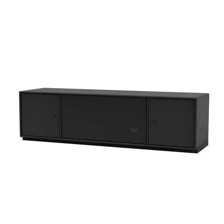 TV & Sound modul Octave III, SI13 medium, inkl. sokkel fra Montana - Black / 3 cm sokkel - Jacobsen Plus