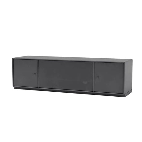 TV & Sound modul Octave III, SI13 medium, inkl. sokkel fra Montana - Coal / 3 cm sokkel - Jacobsen Plus