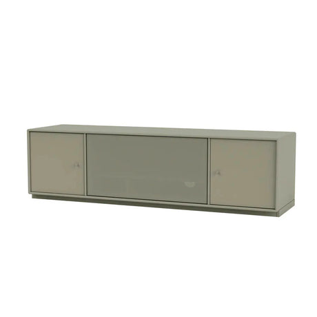 TV & Sound modul Octave III, SI13 medium, inkl. sokkel fra Montana - Fennel / 3 cm sokkel - Jacobsen Plus