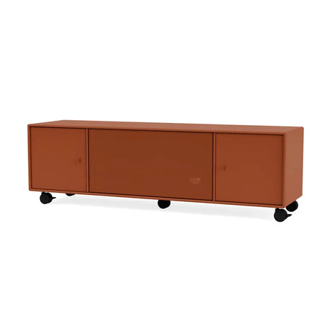 TV & Sound modul Octave III, SI13 medium, inkl. hjul fra Montana - Hazelnut - Jacobsen Plus