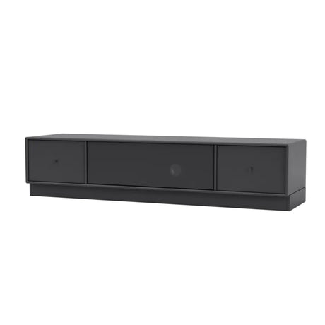 TV & Sound modul Octave II, VI18 medium, inkl. sokkel fra Montana - Anthracite / Sokkel 7 cm - Jacobsen Plus