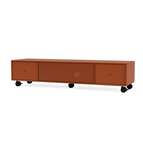 TV & Sound modul Octave II, VI18 medium, inkl. hjul fra Montana - Hazelnut - Jacobsen Plus