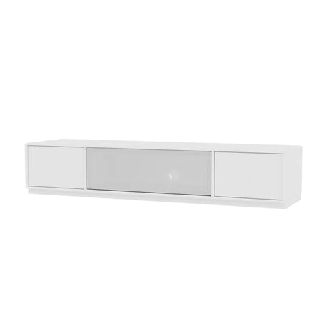 TV & Sound modul Octave II, VI18 medium, inkl. sokkel fra Montana - New white / Sokkel 3 cm - Jacobsen Plus