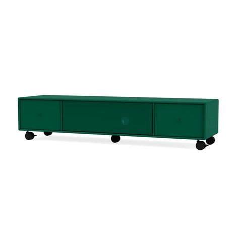 TV & Sound modul Octave II, VI18 medium, inkl. hjul fra Montana - Pine - Jacobsen Plus