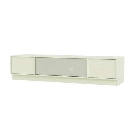 TV & Sound modul Octave II, VI18 medium, inkl. sokkel fra Montana - Pomelo / Sokkel 7 cm - Jacobsen Plus