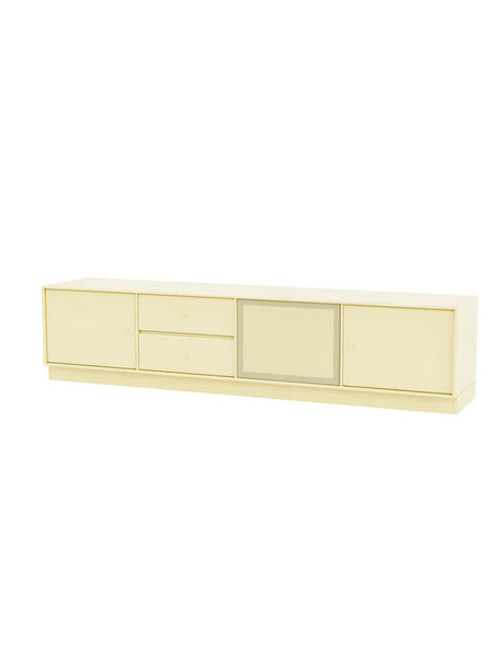 TV & Sound Modul, Octave VIII, inkl. sokkel fra Montana - Camomile / 7 cm sokkel - Jacobsen Plus