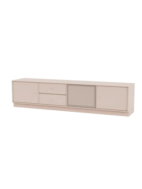 TV & Sound Modul, Octave VIII, inkl. sokkel fra Montana - Clay / 7 cm sokkel - Jacobsen Plus