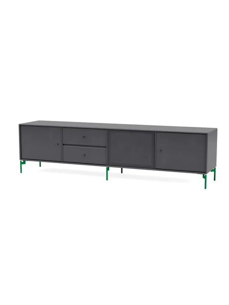TV & Sound Modul, Octave VIII, inkl. ben fra Montana - Coal / Parsley - Jacobsen Plus