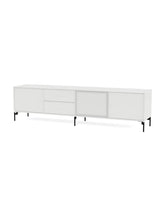 TV & Sound Modul, Octave VIII, inkl. ben fra Montana - White / Black - Jacobsen Plus