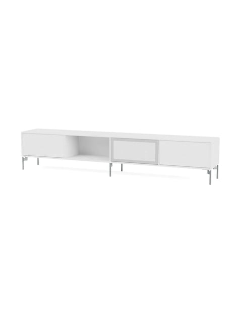 TV & Sound Modul, Octave VII, inkl. metal ben fra Montana - New white / Krom - Jacobsen Plus