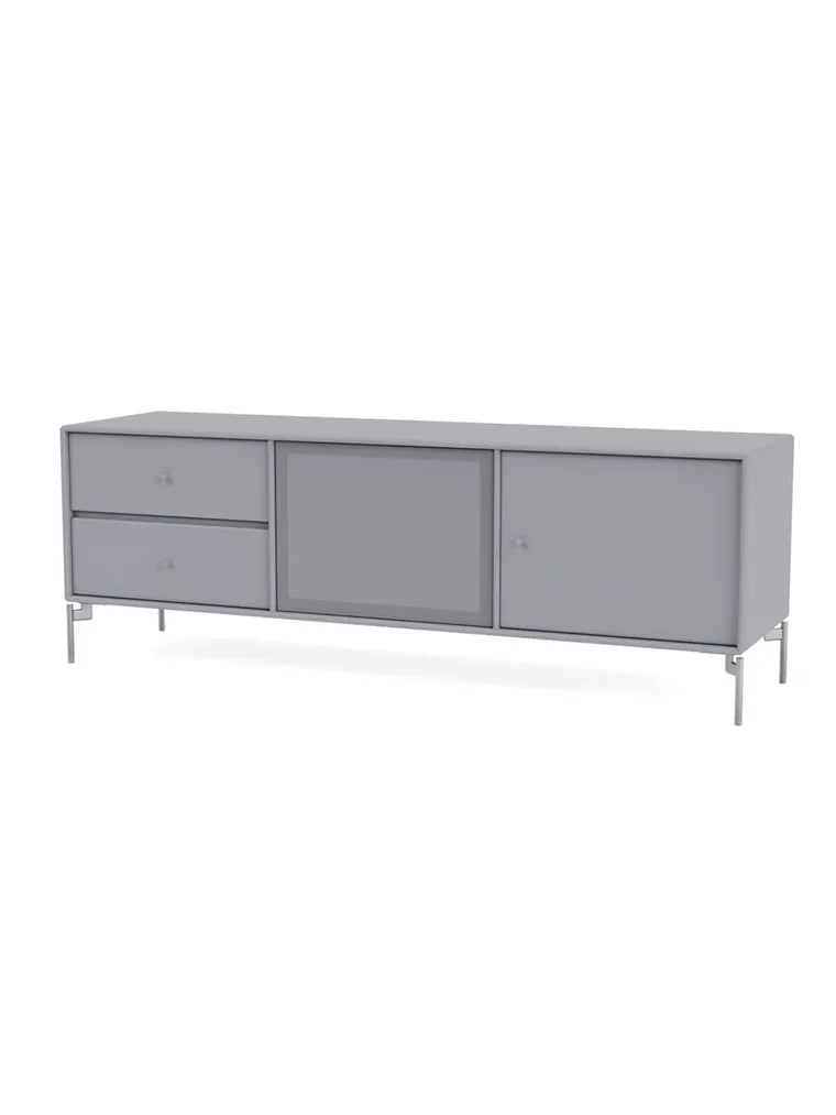 TV & Sound Modul, Octave VI, inkl. Beine in Chrom von Montana