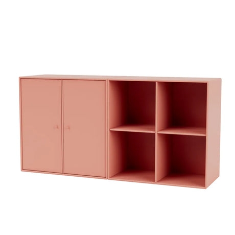 Pair reol, inkl. ophæng fra Montana - Rhubarb - Jacobsen Plus