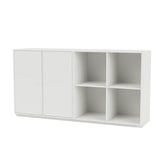 Pair reol, inkl. sokkel fra Montana - White / Sokkel 3 cm - Jacobsen Plus