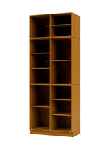 Ripple IV Vitrineskab, inkl. sokkel fra Montana - Amber / Sokkel 7 cm - Jacobsen Plus