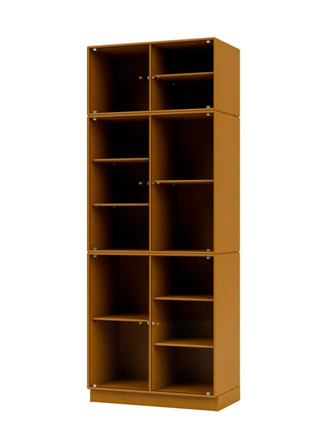 Ripple IV Vitrineskab, inkl. sokkel fra Montana - Amber / Sokkel 7 cm - Jacobsen Plus