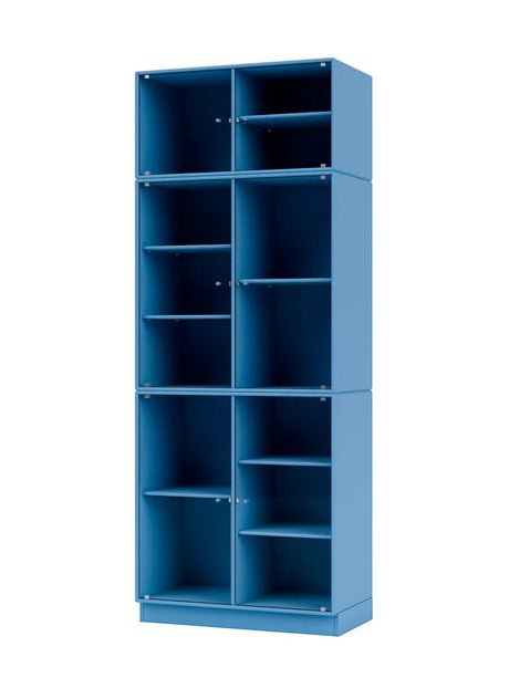 Ripple IV Vitrineskab, inkl. sokkel fra Montana - Azure / Sokkel 7 cm - Jacobsen Plus