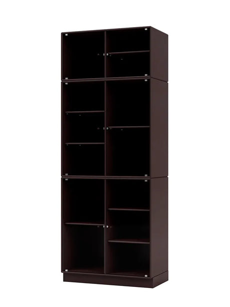 Ripple IV Vitrineskab, inkl. sokkel fra Montana - Balsamic / Sokkel 7 cm - Jacobsen Plus