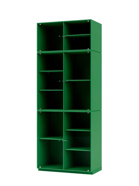 Ripple IV Vitrineskab, inkl. sokkel fra Montana - Parsley / Sokkel 3 cm - Jacobsen Plus